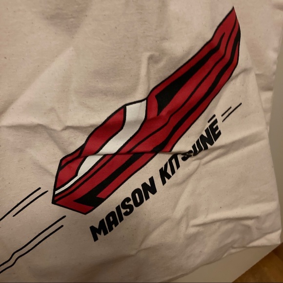 Maison Kitsune canvas/Totes bag - Picture 3 of 4